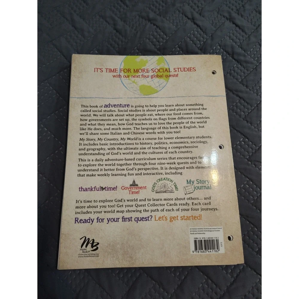 Masterbooks My Story 2 homeschool curriculum history social studies